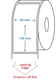 65 mm x 130 mm Roll Labels