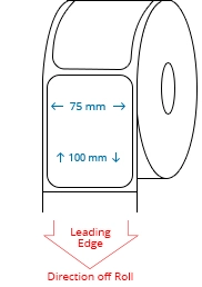 75 mm x 100 mm Roll Labels