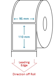 95 mm x 110 mm Roll Labels