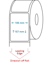 105 mm x 157 mm Roll Labels