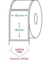 102 mm x 165 mm Roll Labels