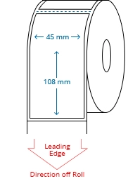 45 mm x 108 mm Roll Labels