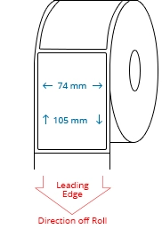 74 mm x 105 mm Roll Labels