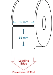 35 mm x 35 mm Roll Labels