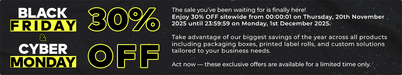 Black Friday and Cyber Monday 2025 Banner