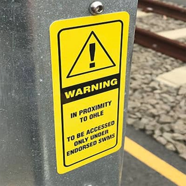Information Sign Weatherproof AA Labels: Weatherproof Labels - Enduring Quality for Any Element