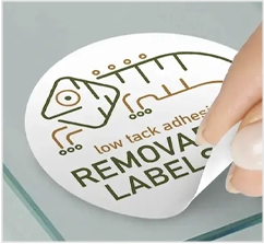 Removeable Label Backing Blank Labels & Custom Printed Online Labels | aalabels.com