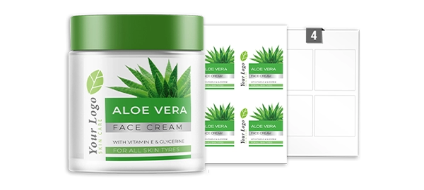 Étiquettes Carrées Sur Feuilles A4