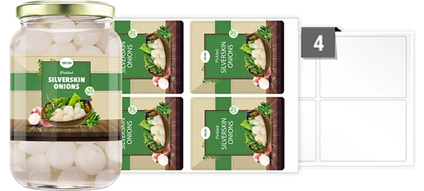 Rectangle Labels For Printing On A5 Sheets