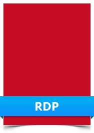 Matt Red Permanent Adhesive